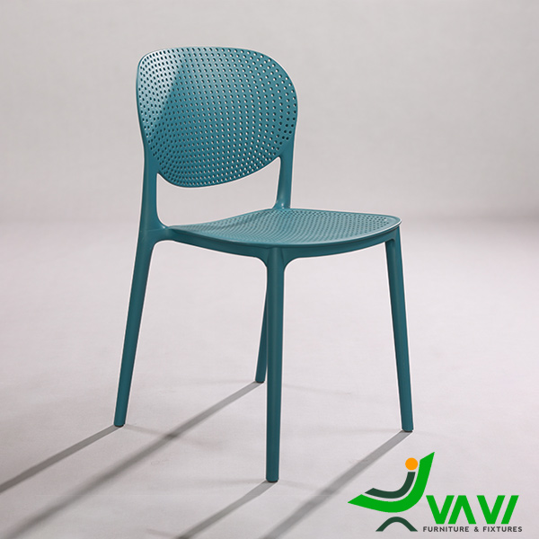 Ghế nhựa đúc sankyo TH410 đa năng màu xanh ấn độ