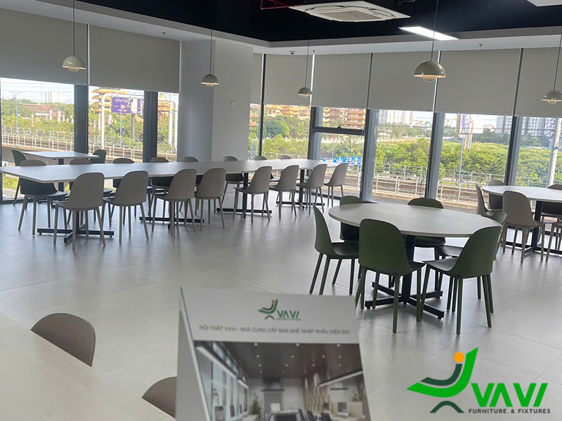 Ghế nhựa Gaia hiện đại làm ghế pantry văn phòng