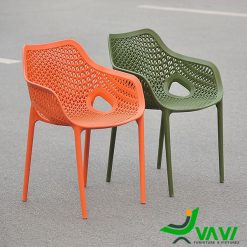 Ghế nhựa đúc THD4056 xanh và cam