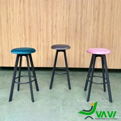 Các màu Ghế quầy bar không tựa chân thép xoay 360 độ TH3103P