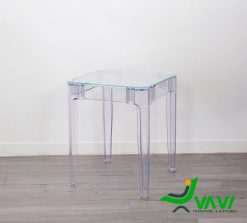 Bàn vuông mặt kính cường lực hiện đại TH012T