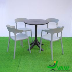 Bộ bàn ghế nhựa đúc 4 ghế đẹp