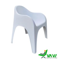 Ghế nhựa đúc nguyên khối TH4026 màu trắng của VAVI